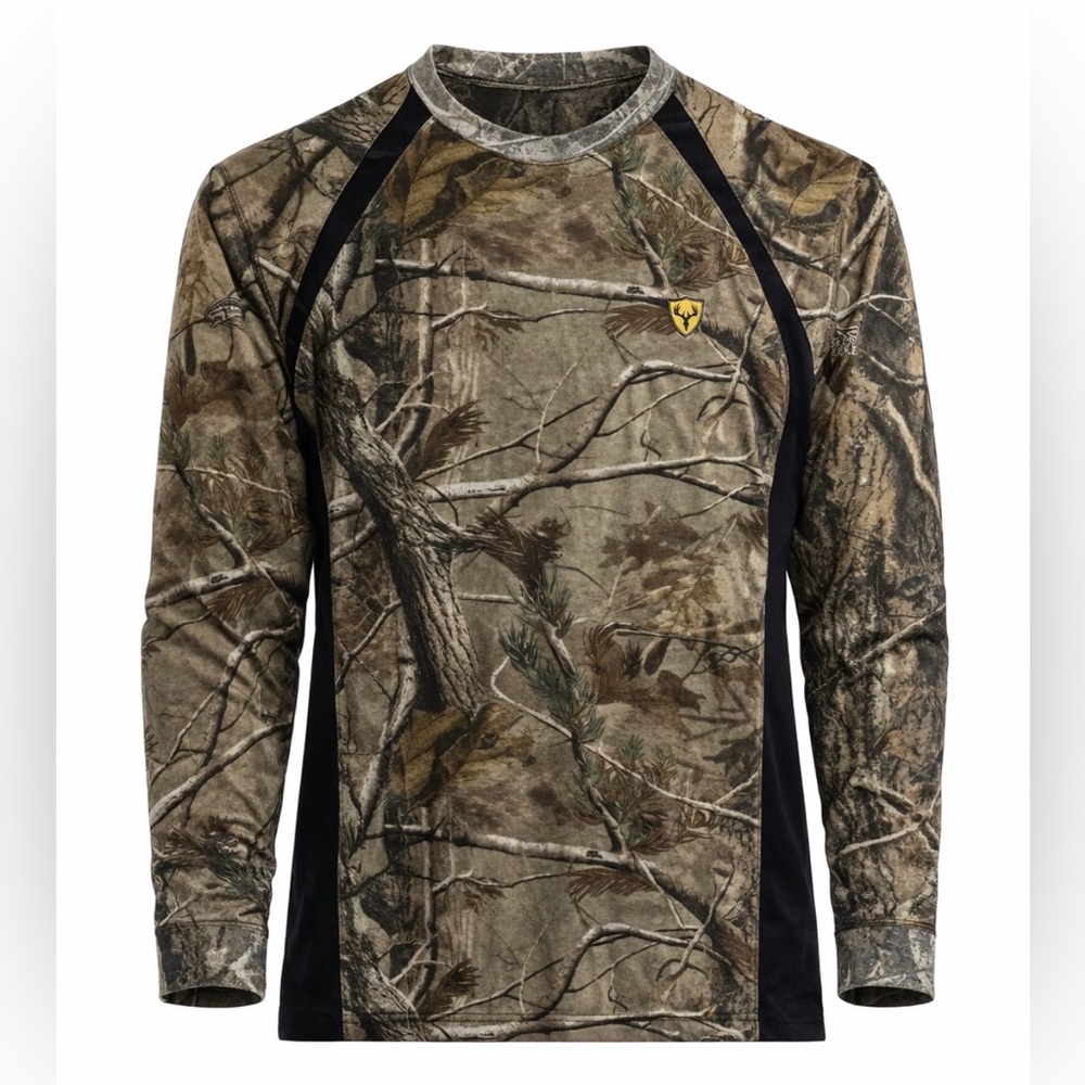 Scent Shield Long Sleeve Camo Hunting Tee 🦌